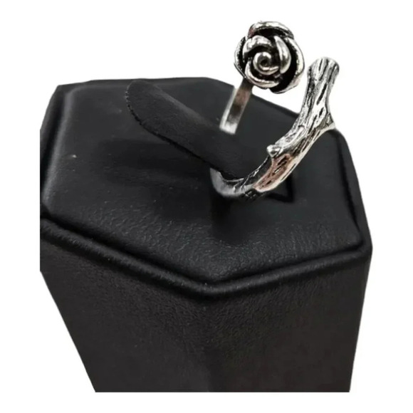 Thorny Rose Adjustable Fashion Ring A5 x3 - Picture 7 of 14